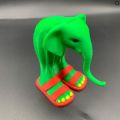 YOCKY Sensory Toy Tralalero Tralala Shark Figure Toy Figurines Crafts Tung Tung Sahur Keychain Colorful Mini Tralalelo Tralala Model Desk Decor. 