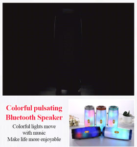 ganze011 Colorful Pulsating Bluetooth Speaker Waterproof Subwoofer Speaker