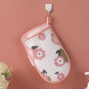 SEA JJT Dual-Function Bath Scrubber with Loofah for Deep Cleansing and Smooth Skin