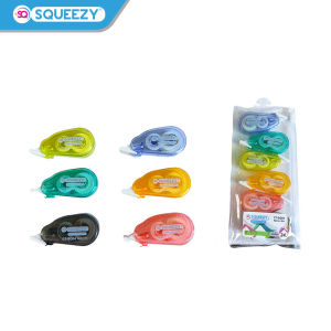 HARGA GROSIR ( 1Dus/12Packs ) CORRECTION TAPE KERTAS SQUEEZY CT-SQ03 CT-SQ04 CT-SQ05 CT-SQ3003