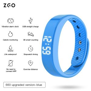 ZGO Smart Watch For Men Woman Multifunctional Health Tracking Sports Fitness Bracelet Light Waterproof Pedometer 660x