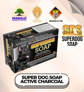 Superdog Soaps (Activated charcoal  Shampoo and conditioner bar SDS  5 in1 Minty Cool Young puppies)