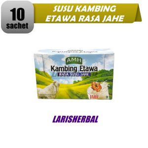 AMH -Susu Bubuk Kambing Etawa Rasa Jahe FULL CREAM 10 sachet 24 g per sc