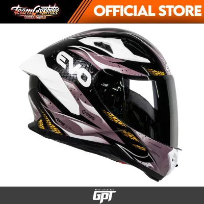 EVO HELMET M1-01 RAZOR Full Face Dual Visor With Free Clear Lens