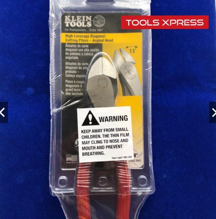 Klein Tools Side Cutter 8" HighLeveraged [D2388] Lazada PH