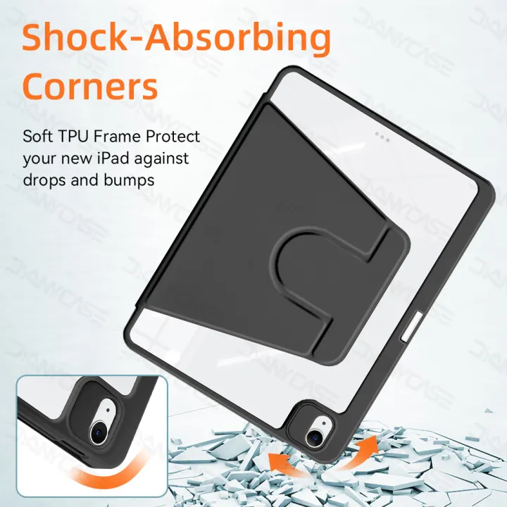 DANYCASE for 360° Rotation iPad Case For iPad 11th A16 10th Pro 11 13 ...