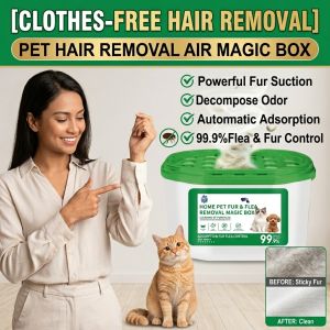 [No Hair Sticking To Clothes] Pet Hair Removal Air Magic Box  Lint Free Clothes Cleaner Home Cleaning Device Powerful Lint Absorber