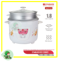 Standard Rice Cooker  with Steamer 18 Cups Rice with Measuring Cup & Rice Ladle. 