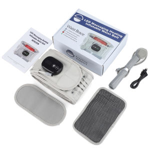 [✅SG Ready Stocks] Inflatable Lumbar Traction Belt Red Light Heating Vibration Massage Waist Support Brace Rechargeable Back Pain Relief Lower Back Decompression Waist Protector