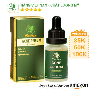 [ Giảm 35K - Đơn 339K ] Acne serum đánh bay mụn sạch thâm sẹo dưỡng trắng da Wonmom 20ml