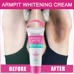 Kojic Acid Whitening CreamCollagen Underarm Private Parts Whitening Cream Between Legs Knees Underarm Whitening Intimate Bleach Cream Inguinal Singit Private Parts Whitening Cream For Lips Neck Armpits Thighs Bikini Private Parts 50ml