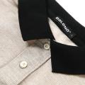 Baleno Men’s Jacquard Knit Polo Shirt in Khaki. 