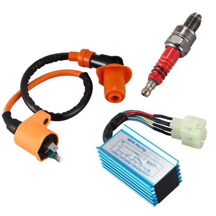 USERX Universal Motorcycle Igniter ignition coil spark plug for Scooter Gy6 50cc