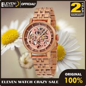 [Promo] Jam Tangan Wanita FS ME3065 / ME 3065 Elevenwatch Boyfriend Automatic Rose-Tone Stainless Steel Original Garansi 2 Tahun [✔COD][100% Authentic]
