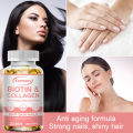 Xemenry Biotin & Collagen 4000 mcg Capsules for Hair, Skin, Nails - Natural Anti-Aging Supplement, Non-GMO, Gluten-Free, 120 Capsules. 