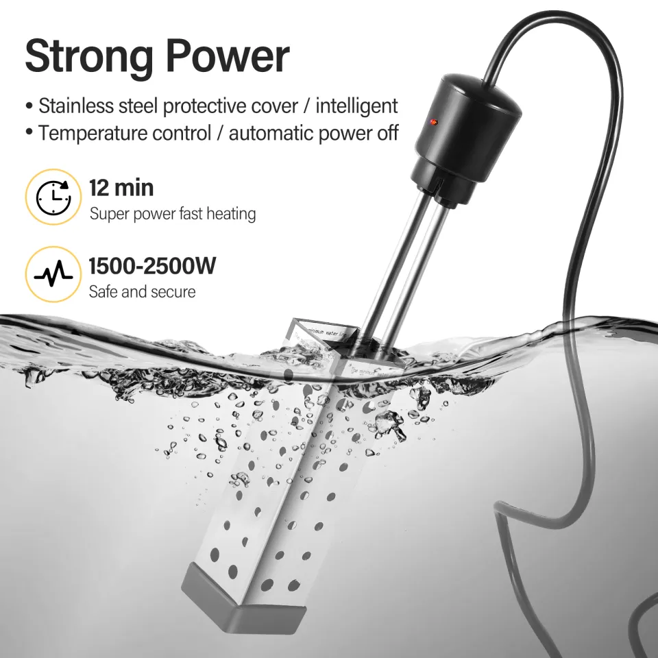 Household High Power Electric Immersion Water Heater with