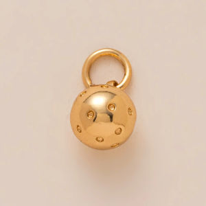 European and American cross-border simple football baseball car bear strawberry love cup leaf guitar DIY color retention pendant h2609