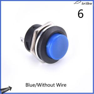 【jianzhanqinl】 16mm 12V-24V Waterproof Car LED Power Push Button Momentary Switch Metal ON OF
