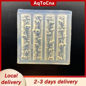 [COD] AqToCna Ship within 24 hours 3D Rose Flower Butterfly Silicone Mold Nail Art Decorations DIY Cherry Design Nail Templates Jewelry Crafts Manicure Design Tools