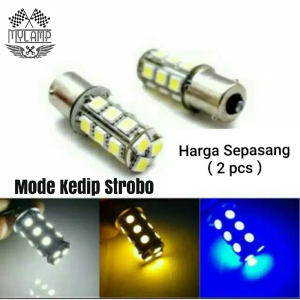 Lampu LED Sein / Mundur Mobil kedip strobo kaki 1