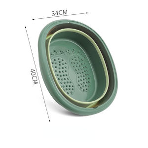 Foldable Foot Massage Bath Bucket Portable Bathroom Wash Basin Baby Bathtub Household Folding Foot Soak Tub Bathroom Accessories