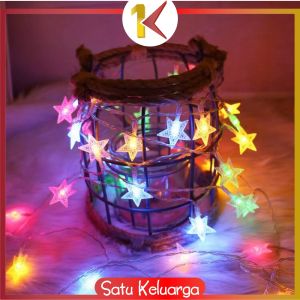 SK-C774 Lampu Tumblr Bintang Warna Warni Hias Natal Dekorasi Rumah Kamar Tidur Light Star Lamp / Lampu Tumbler LED Natal Tahan Air