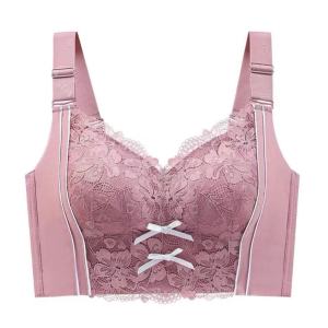 【Ship in 24H】Plus Size Bra Push Up Bras for Women  Hide Incorporated Full Back Coverage Lingerie Back Fat Shaper Bra Thin Cup 调整型内衣 收副乳 防下垂 集中内衣大尺码 无钢圈内衣 蕾丝内衣加大