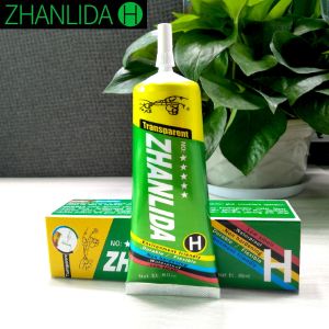 ZHANLIDA - H กาวติดผ้า ติดเพชร DIY เสื้อยืด รองเท้า ติด logo อาร์ม ตัวหนังสือ กลิตเตอร์ เพชร หนัง พลาสติก โลหะ อื่นๆอีกมากมาย