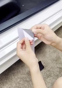 (Nhiều hãng) Bộ 9 Miếng Dán Vân Carbon Nẹp Cửa Chống Trầy Xước Bậc Lên Xuống Ô Tô - BONBONCAR