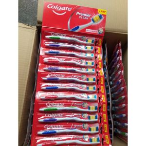 Vỉ 12 cây bàn chải đánh răng Colgate Premier Clean (loại giá bao bì 8k)