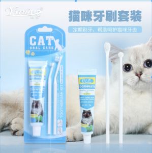 【SG】Pet Toothpaste Pet Dog Cat Toothbrush Dental Care Ubat Gigi Kucing Cat Toothpaste Cat Dental Pet Toothpaste