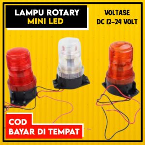 PROMO Lampu Rotary Mini Rotari Truk Blitz Led Forklif Truk Mobil Original