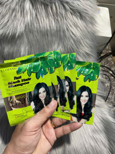 GỘI LÀ ĐEN OLIVE PHỦ BẠC 100% HỘP 10 GỐI LÊN MÀU CHUẨN ĐẸP