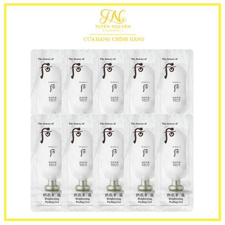 Gói 1ml  Gel Tẩy Tế Bào Chết Làm Sáng Da Whoo Gongjinhyang Seol Brightening Peeling 1ml I.400262048 - Foto 2