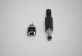 DC POWER PLUG MALE CONNECTOR, with FREE DC POWER SOCKET FEMALE, DC-022B 5.5x2.1mm 2-PIN 12V 3A. 