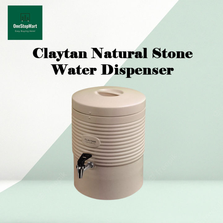 CLAYTAN Signature Ceramic Natural Stone Water Dispenser 4.5L & 6L &10L