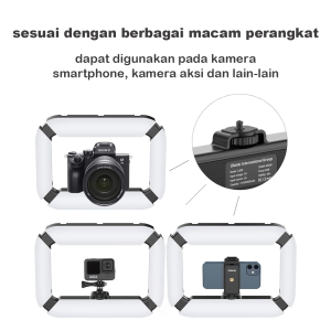 ULANZI U-200 Rechargeable Ring light Video Rig for Vlogging etc.