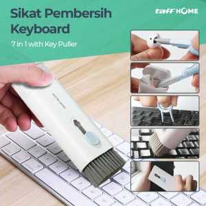 TaffHOME Set Sikat Pembersih Keyboard Komputer 7 in 1 Alat Pembersih Earphone Earbud Mini Multifungsi Portabel Q6E - 7CCS0UDG