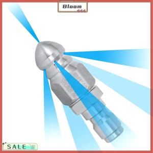 Follow Get New[Bloom Z] High Pressure Washer Sewer Jetter Nozzle Stainless Steel Mini Durable Sewer Jet Nozzle Pressure Drain Jetter Hose Nozzle Tool