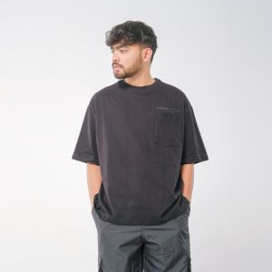 Raokin Kaos Oversize Pria T-Shirt Lengan Pendek With Pocket