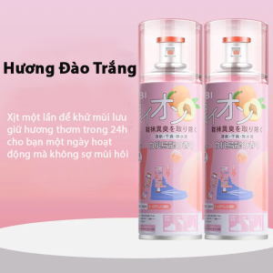 [JAPAN] Chai Xịt Khử Mùi Giày NANO Bạc Công Nghệ Đến Từ Nhật Bản Với Tính Năng Xịt Mạnh Mẽ Không Có Chỗ Cho Vi Khuẩn Bám Vào Bảo Vệ Đôi Chân Thoáng Mát Sảng Khoái Trong Suốt 24H Giúp Bạn Một Ngày Hoạt Động Hiệu Quả