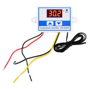 10A 12V 60V Digital LED Temperature Controller For Incubator Cooling Heating Switch Thermostat Waterproof NTC Sensor ZFX-W3007