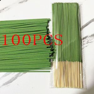 [Original 24 hours delivery] 100 Pieces of Lemongrass Incense Sticks - 8.66inch Long-Lasting Natural Wood Sticks with Repellent Powder Safe and Non-Irritating for Indoor Yoga and Meditation Outdoor Camping and Fishing