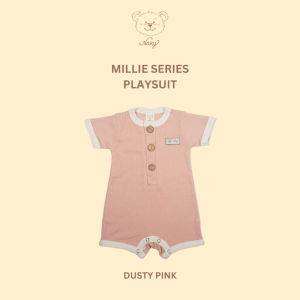 Nary Millie Romper Bayi - Playsuit Earth Tone Series Jumper Anak SNI