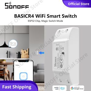 SONOFF BASICR4 WiFi Light Switch eWeLink Smart Switch DIY Module APP Remote Control Voice Control Smart Scene Switch Magic Switch Mode Safe Auxiliary Overheating Protection