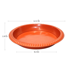 กระถาง กระถางต้นไม้ กระถางพลาสติก เบอร์ 12 นิ้ว สีอิฐ 25 ใบ ชิ้น อัน