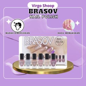 Brasov Nail Polish - Kutek Brasov 8ml - Nude Color - Mix Color - Virgo Shoop