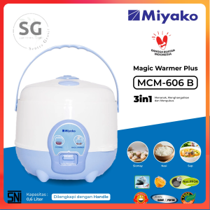 Miyako Rice Cooker Mini MCM 606 B 06 Liter Magic Com Mini Miyako Penanak Nasi Miyako 606B 606-B