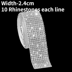 สติกเกอร์พลอยเทียมแบบมีกาวในตัว90ซม. สติกเกอร์ติดเพชรป้ายนาฬิกาแวววาวสำหรับโทรศัพท์ในรถยนต์รองเท้าแบบ DIY สำหรับตกแต่งเสื้อผ้า