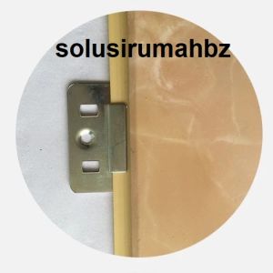 Klip Besi Wallpanel Buckle Bracket Clip Wallpanel Wood Pannel WPC Braket Wall Panel board klem plat